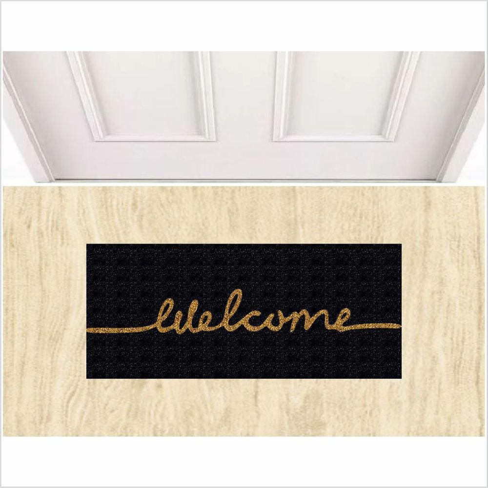 Tapete Welcome Medida Porta.