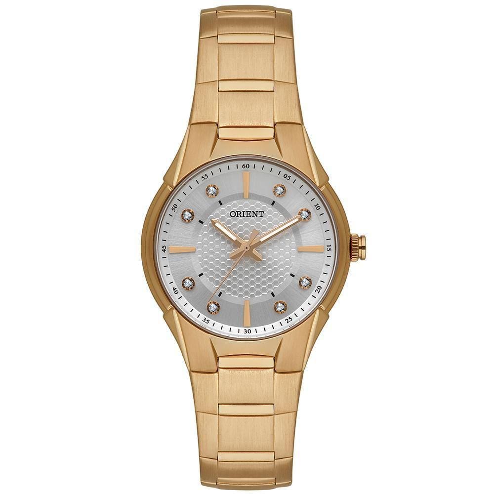 Relogio Orient Feminino Dourado Pequeno Social Fgss0202 S1Kx