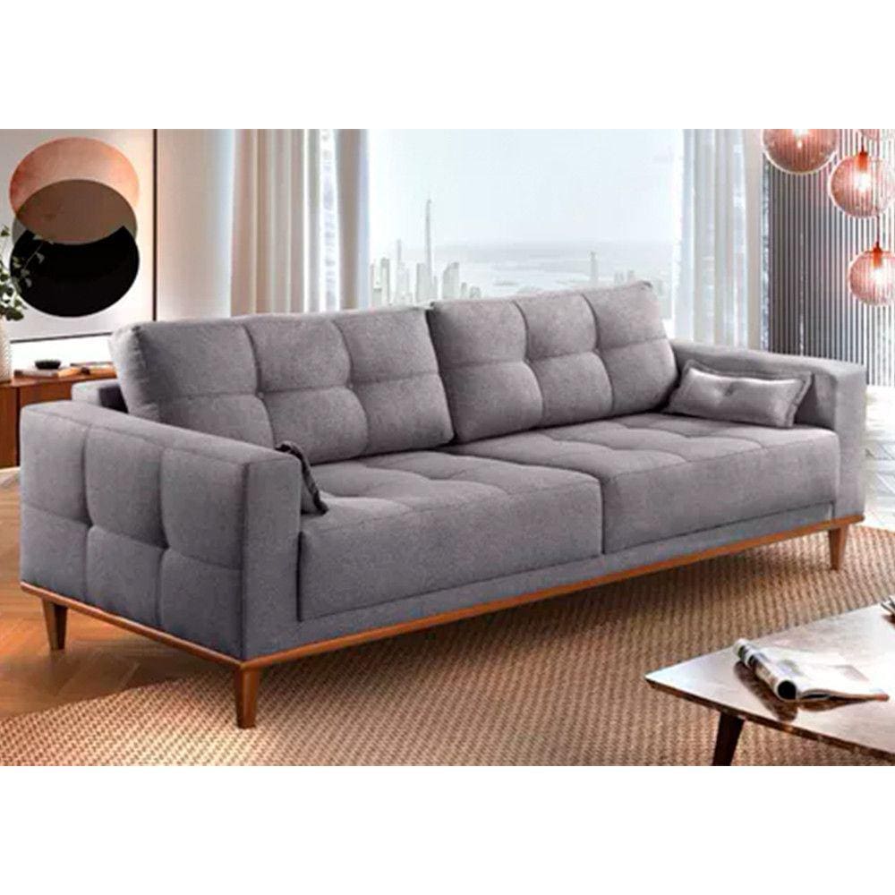 Sofá Luxo Fixo Living Mercúrio 1.80m Zara Estofados