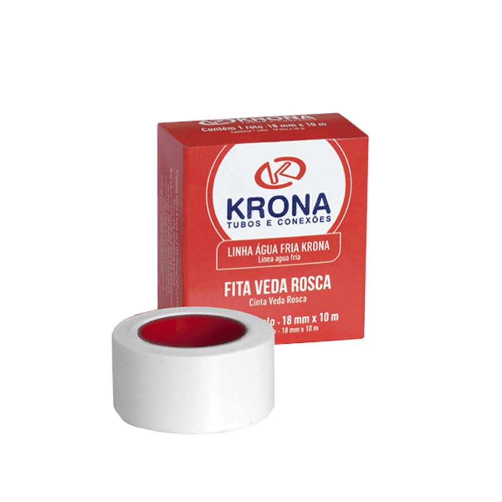 Fita Veda Rosca 12mm X 10m – Krona