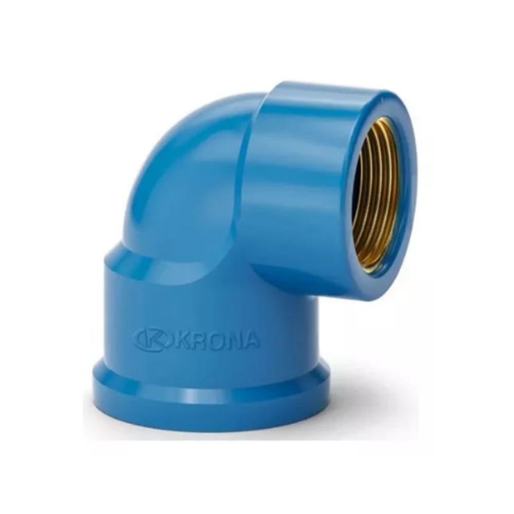 Joelho Soldável 25x1/2 90 Azul Bucha Latão – Krona