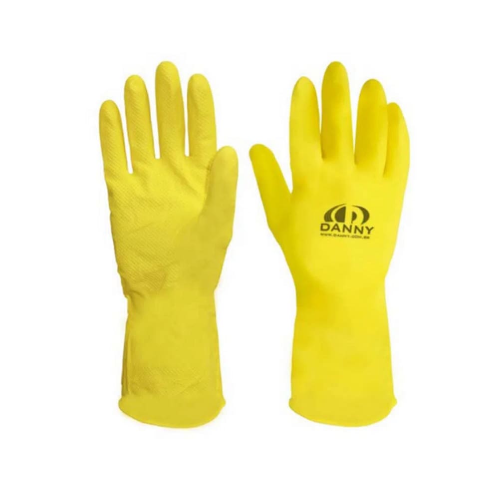 Luva Latex Amarela 9-G – Danny