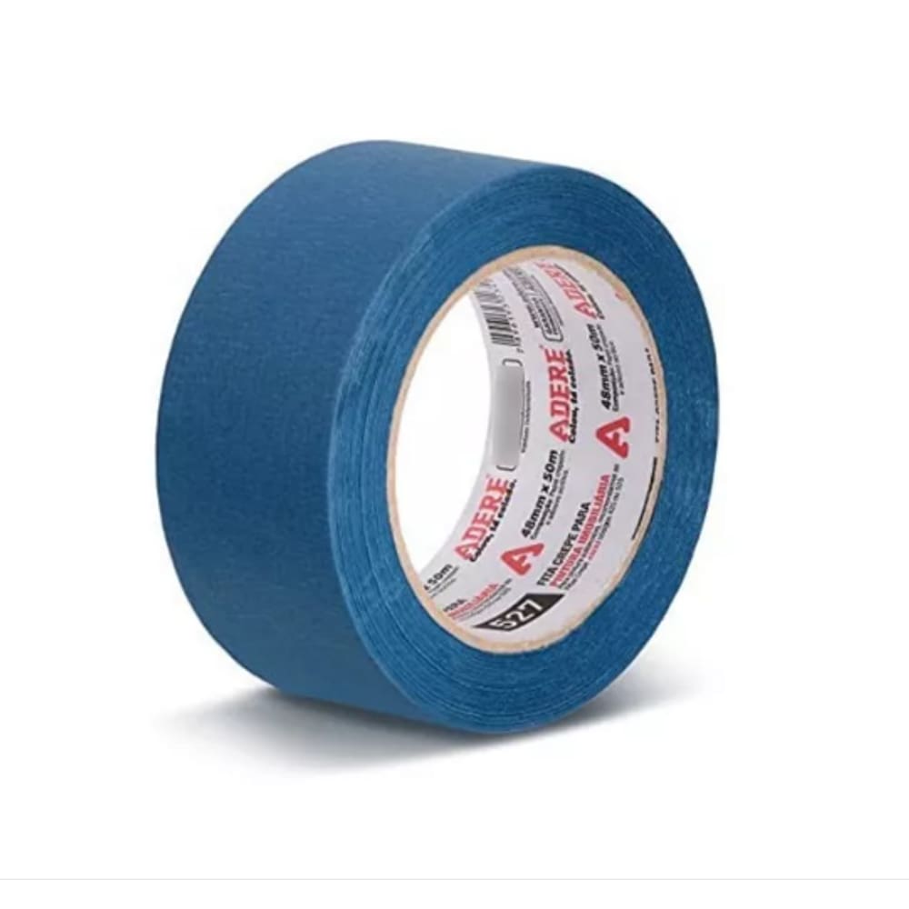 Fita Crepe Azul Pintura Imobiliária 50m 48x50 – Adere