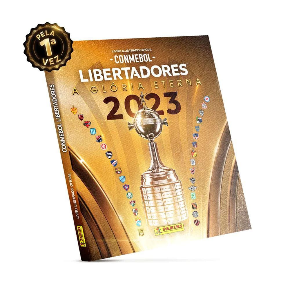 Álbum Conmebol Libertadores A Glória Eterna 2023 (capa Dura Metalizado)