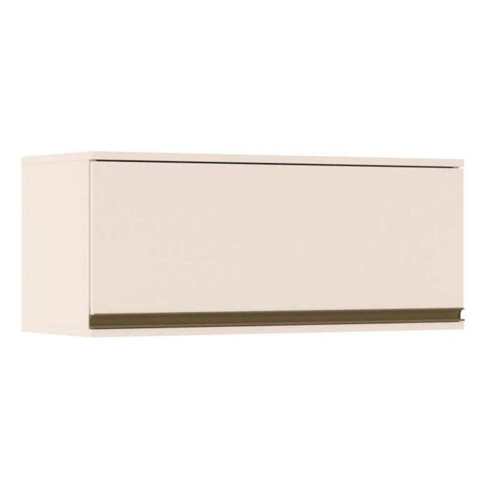 Armário Aéreo p/ Cozinha Connect 80cm 1 Porta Basculante Off White - Henn