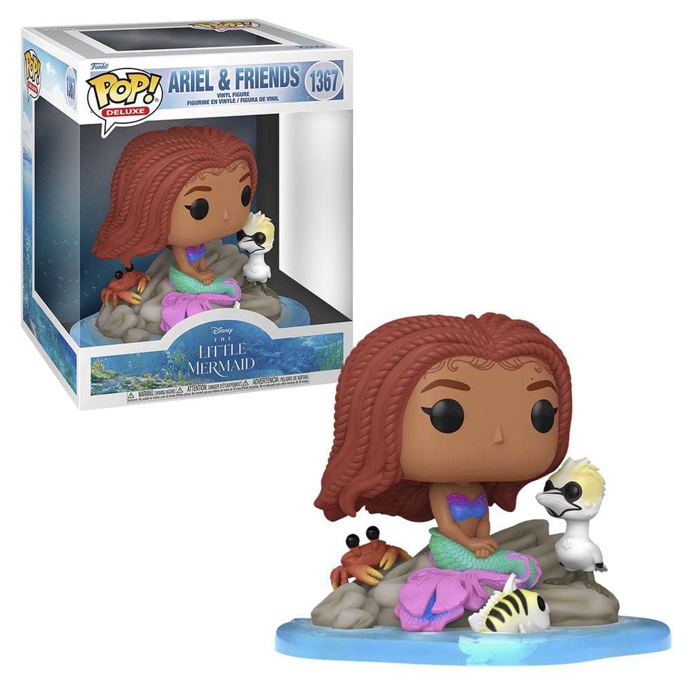 Funko Pop Disney Pequena Sereia Ariel e Amigos 1367 Deluxe