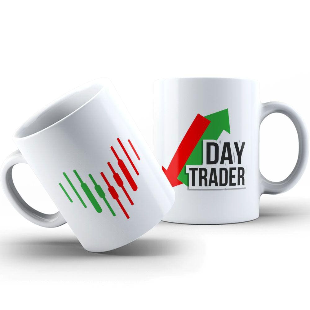Caneca Personalizada Figuras Gráfica Day Trader Cripto