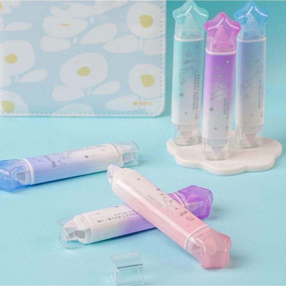 Fita Corretiva e Cola em Fita 2 em 1 Signos Twingo