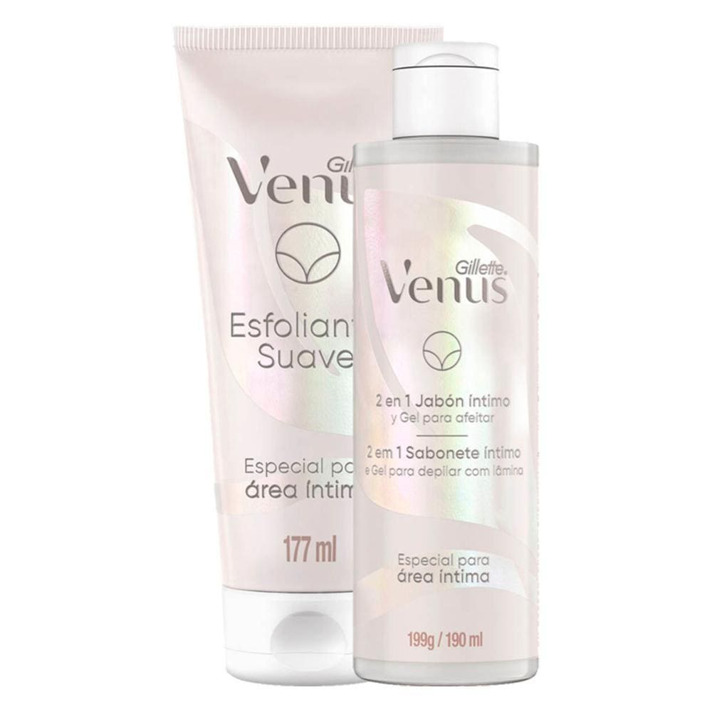 Kit Venus Intima Sabonete Líquido 190ml + Esfoliante Intima 177ml