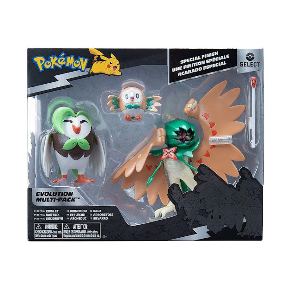 Figura Evolution Multipack Rowlet Dartix Decidueye Sunny