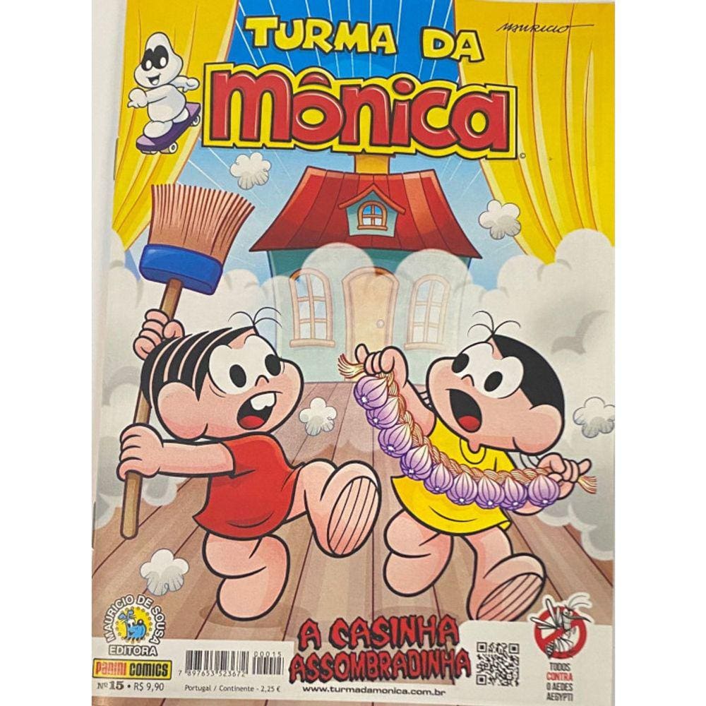 Gibi - Turma Da Mônica - Ed 15 - A Casinha Assombrada