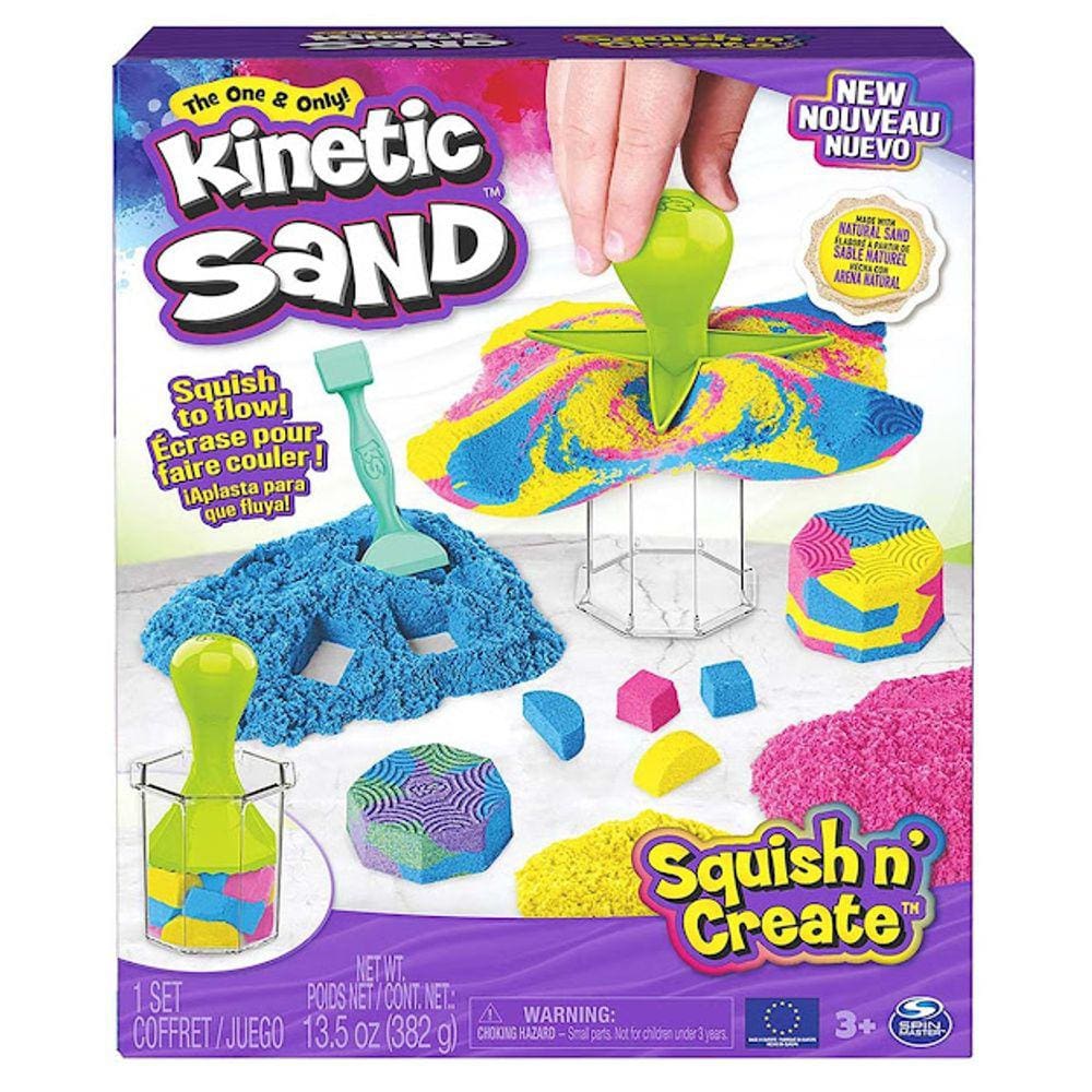 Areia De Modelar Kinetic Sand Criar Formas Sunny