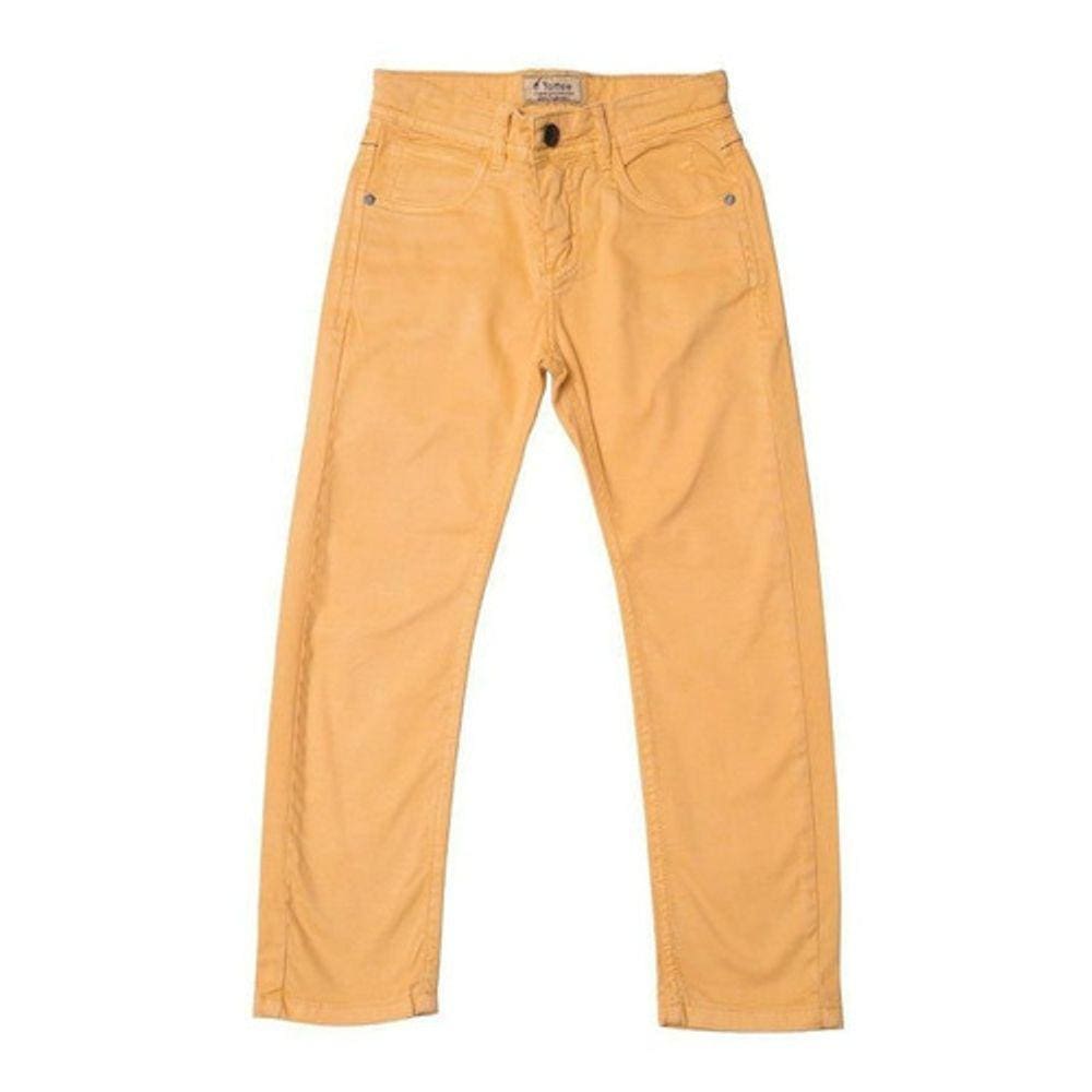 Calça Jeans Infantil Masculina Mostarda Toffee - Nº02