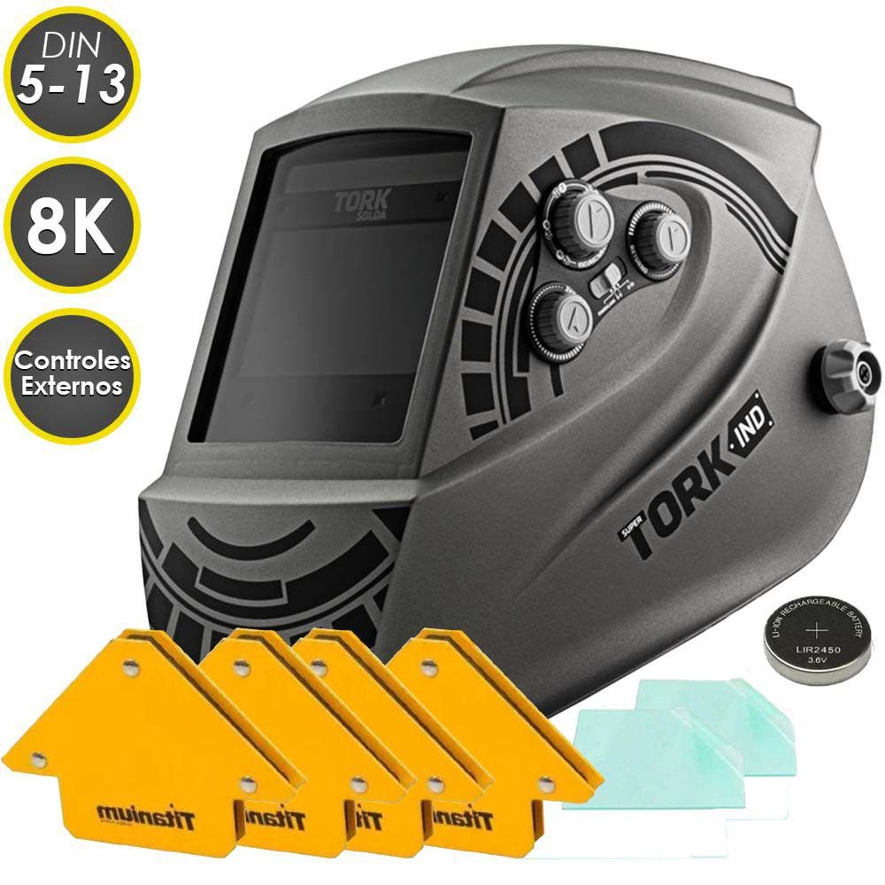 Mascara De Solda Automática 8k+ 4 Esquadros 12 Kg Super Tork