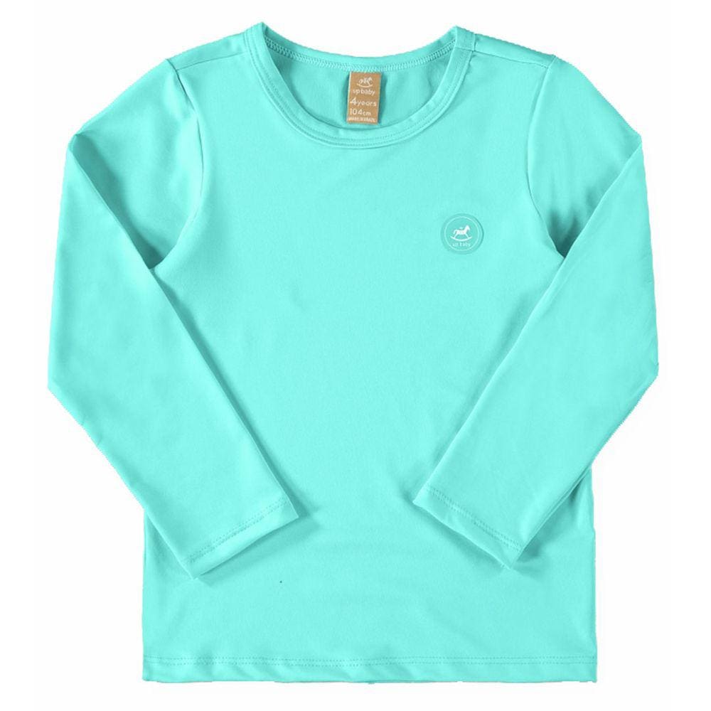 Camiseta Praia Infantil Proteção UV Azul Aruba Up Baby