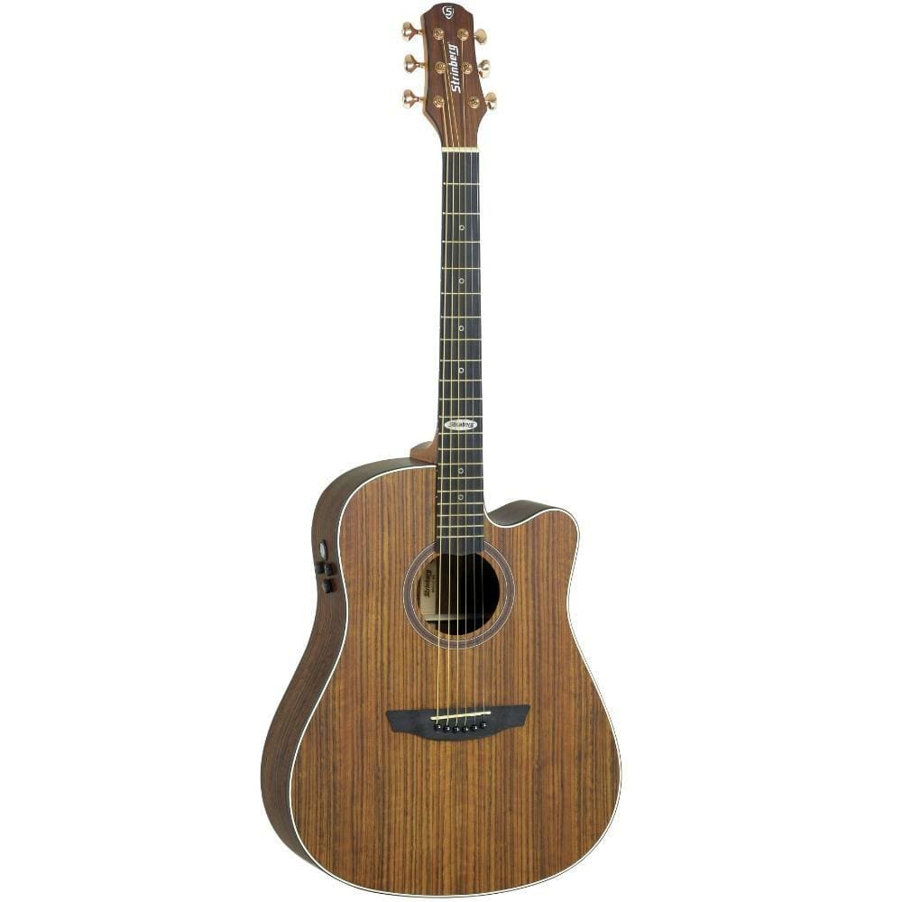 Violao Eletroacustico Strinberg SD300C Walnut Satin Com Bag