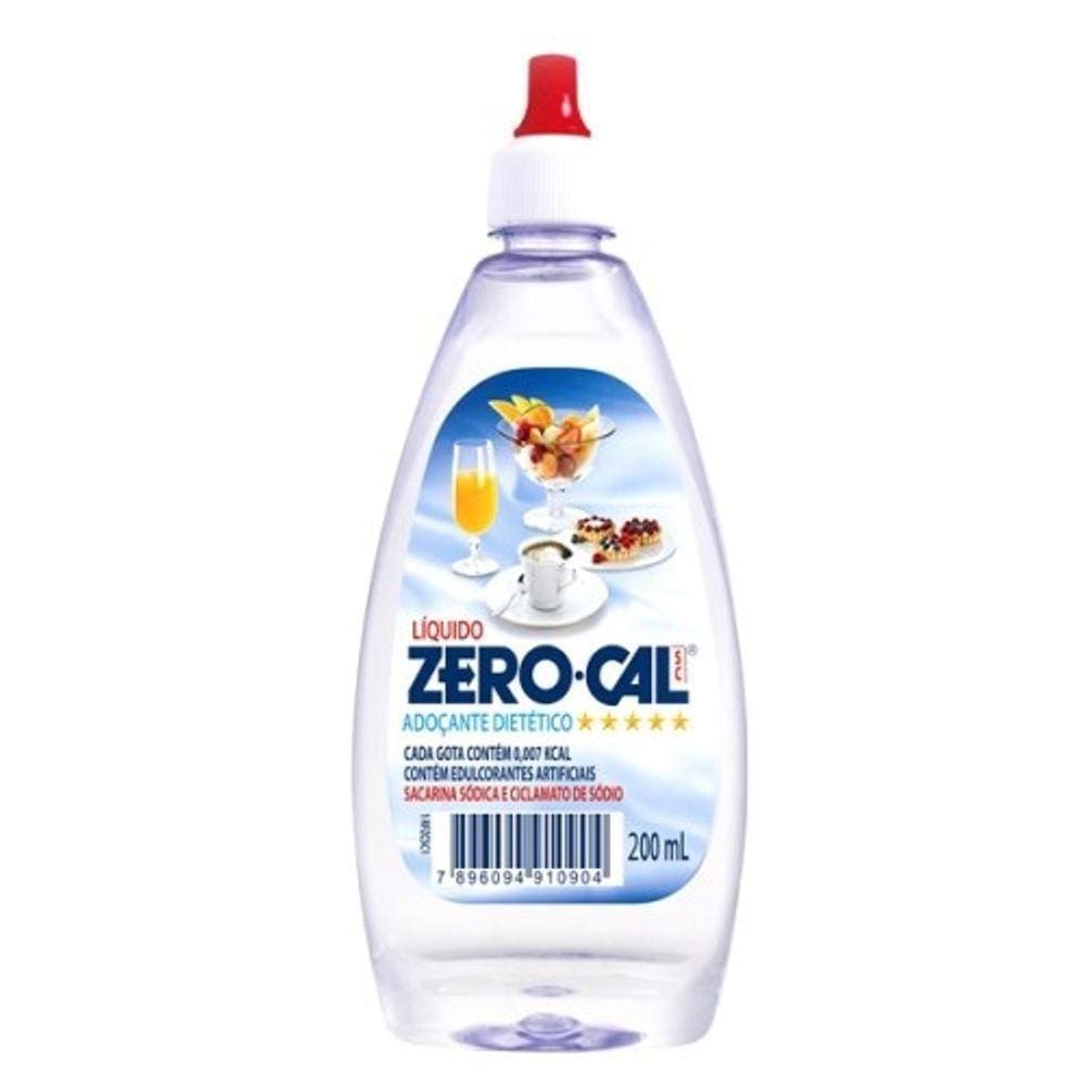 Adocante Zero-cal Sacarina Liquido 200ml