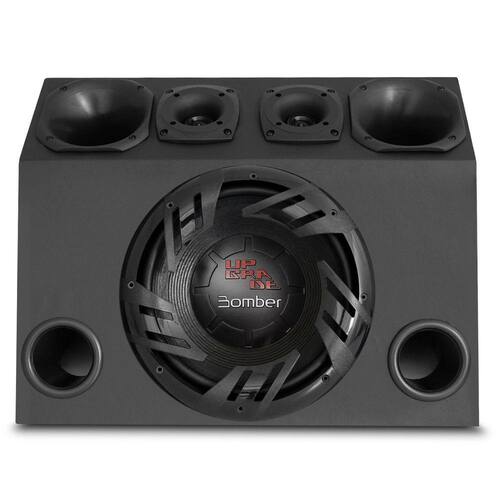 Caixa Trio + Subwoofer Bomber Upgrade 350W