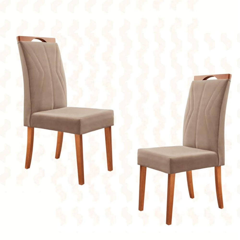 Cadeiras para Mesa de Jantar Estofada - Londres - Art Salas