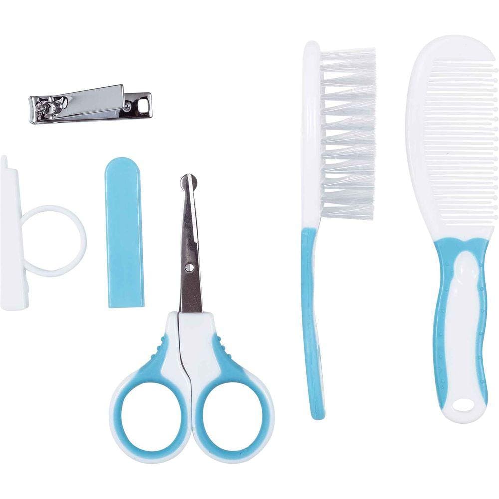 Kit Cuidados Baby Buba Baby com escova, pente, tesoura e cortador