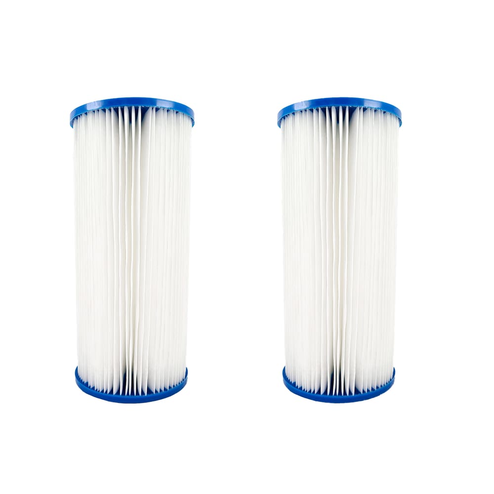 Kit Com 2 Filtros Plissado Lavável 10 Polegadas X 4 1/2 Big