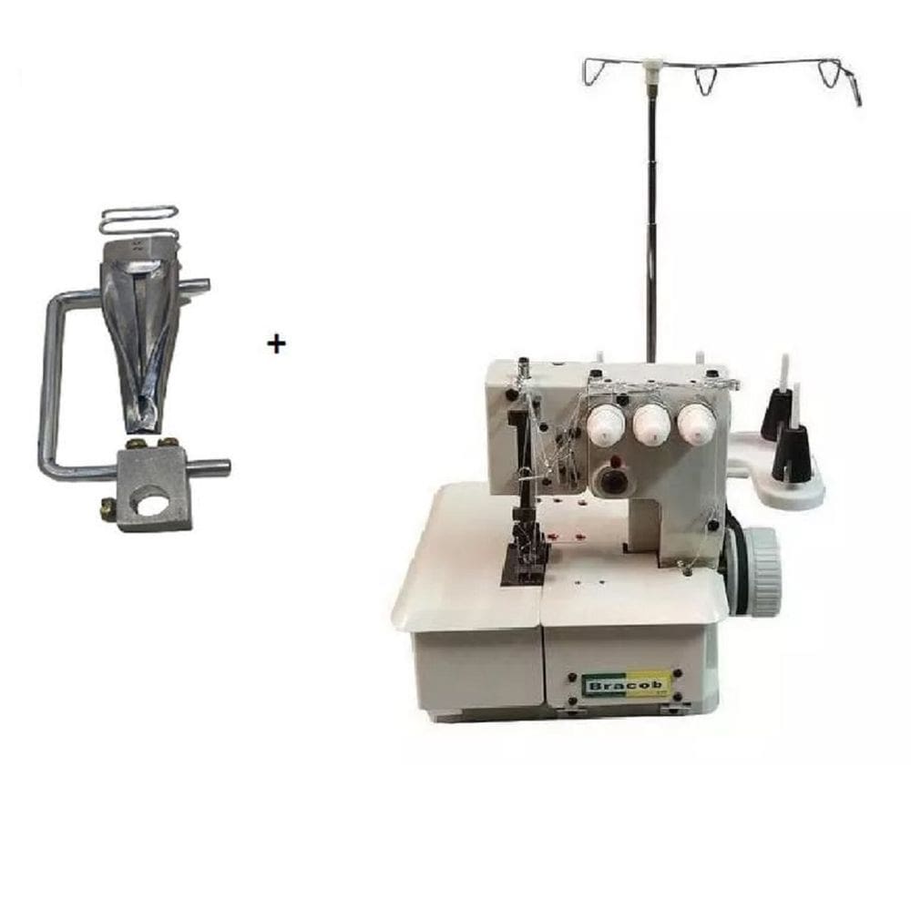 Galoneira Bracob Branca- 3 agulhas+vies fita 20mm