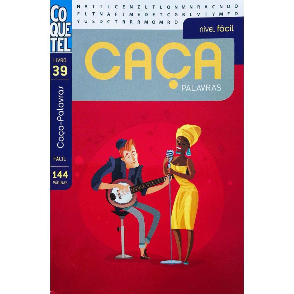 Coquetel - Caça-Palavras - Nível Fácil - Livro 47