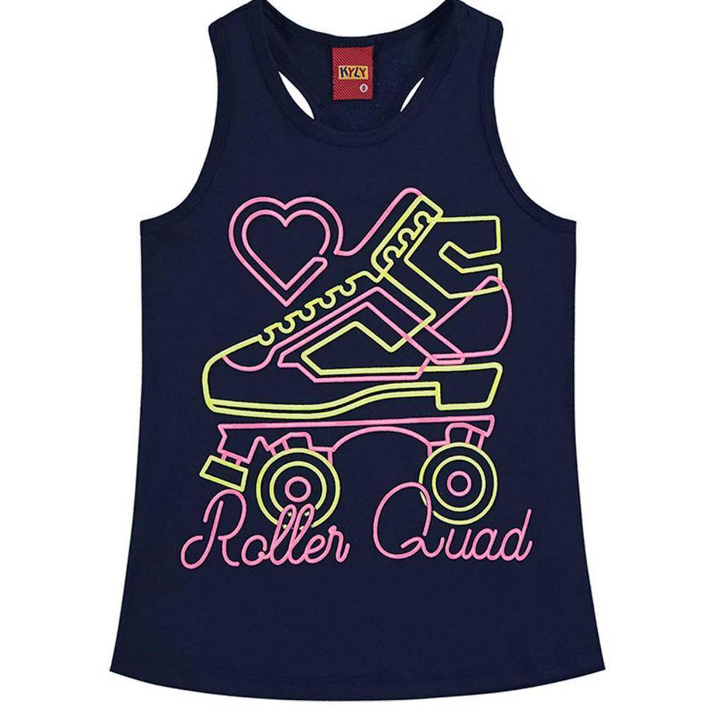 Regata Infantil Roller Quad Meia Malha Feminina Kyly Ref: 110.906 4/8