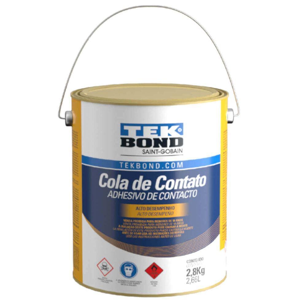 Cola De Contato Alto Desempenho 2,8 Kg Tek Bond