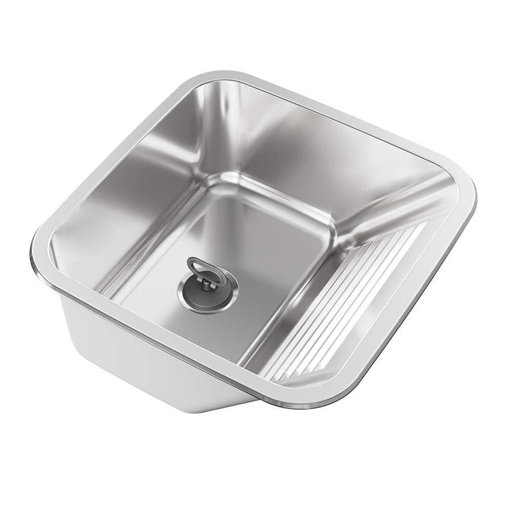 Tanque Inox de Embutir 30 Litros Polido GhelPlus Aço Inox