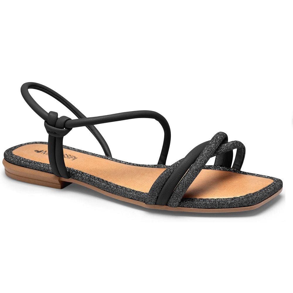 Sandália Rasteira Mississipi Q9661 Feminina