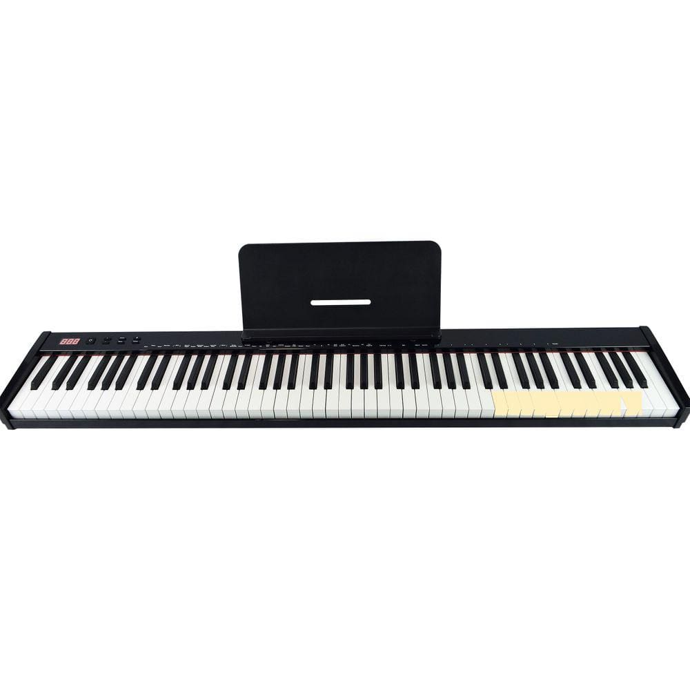 Piano Eletrônico 88 Teclas Arranjador Konix - PH88-S Midi Bateria Recarregável