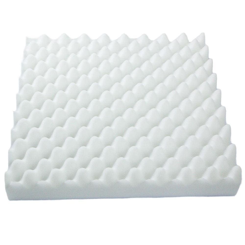 Almofada Caixa Casca De Ovo D23 Quadrada Espuma 44X44X7Cm