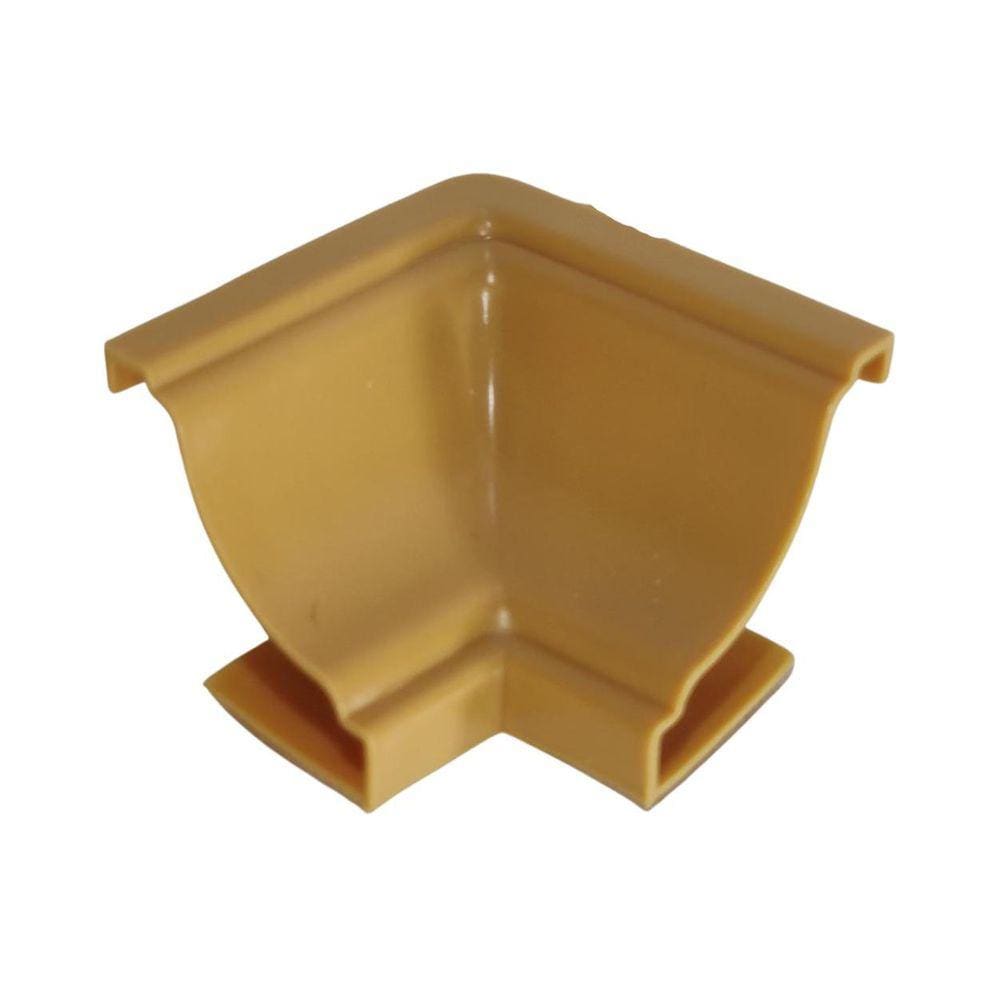 Kit 5 Canto Interno Cerejeira Moldura Forro Rodaforro Pvc