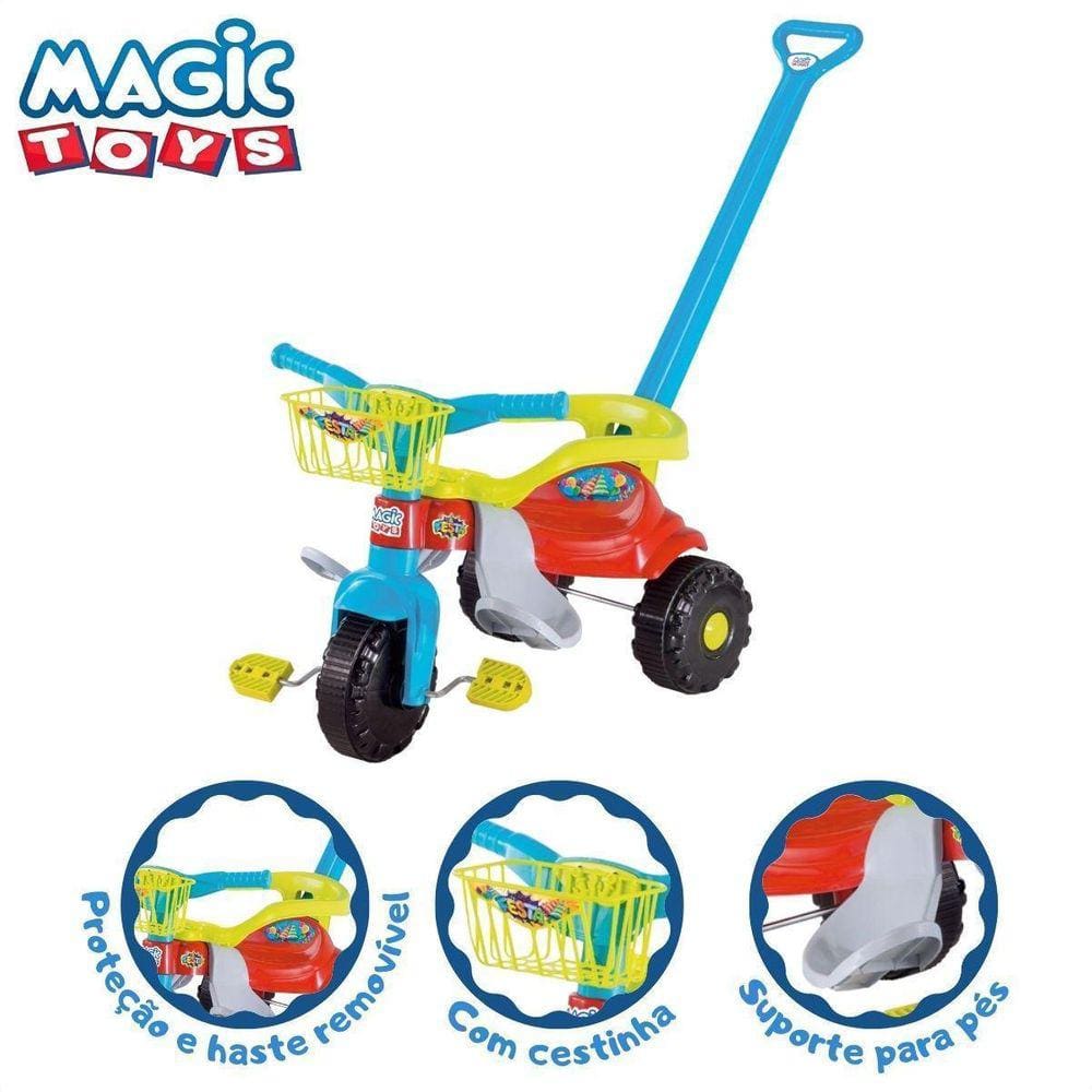 Triciclo Carrinho De Bebê Motoca Velotrol Infantil Totoka