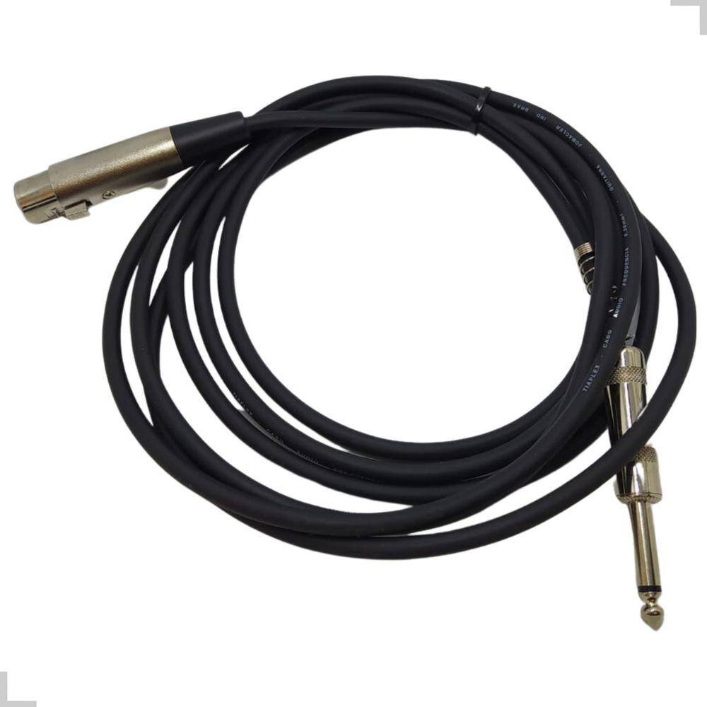 Cabo Liso De Microfone P10/XLR 10Mts MWB