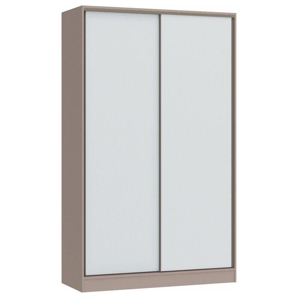 Guarda Roupa Modulado 2 Portas de Correr 2 Gavetas Requinte Duna Line/Branco Line/Branco Line