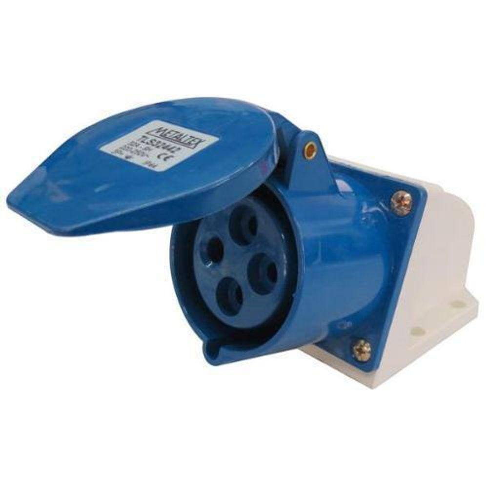 Tomada Sobrepor 220V 3P+T 32A 9H Tls32442