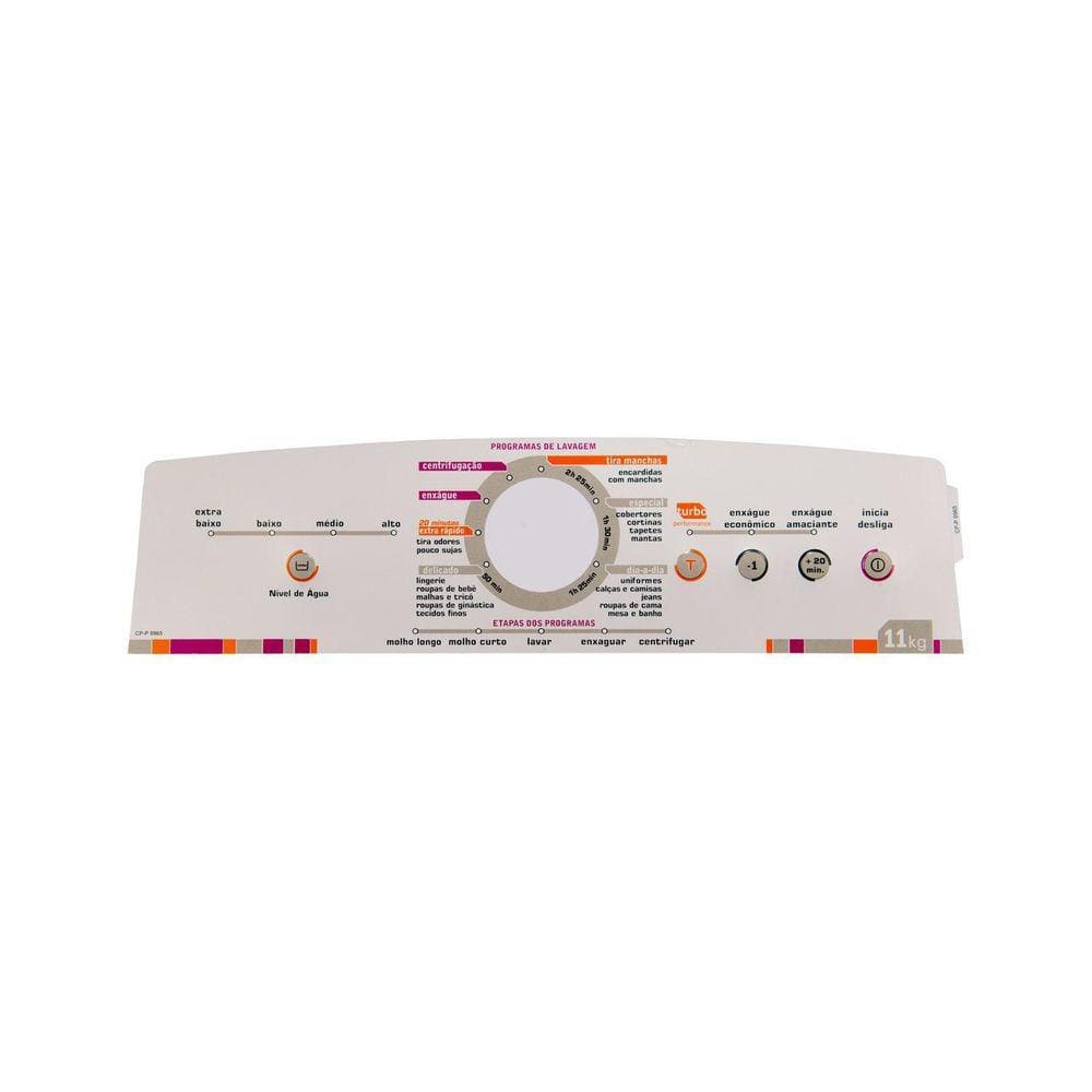 Painel Decorativo Lavadora Brastemp Bwl11A 326064461