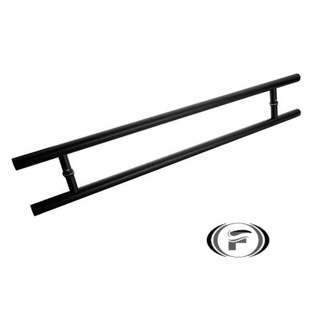 Puxador Duplo Df 907 Preto 800mm Italy Line