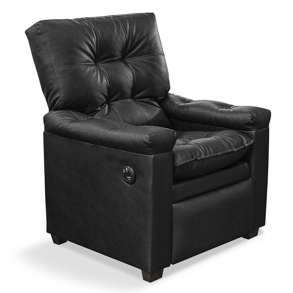 Poltrona do Papai Reclinável Imperador para Sala de TV Cinema Facto Preto - SOFA STORE