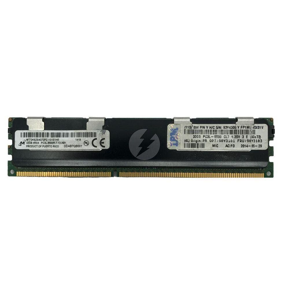 Memória Ddr3L Micron Mt72Kszs4G72Pz-1G1E1He 32Gb 1066 Rdimm
