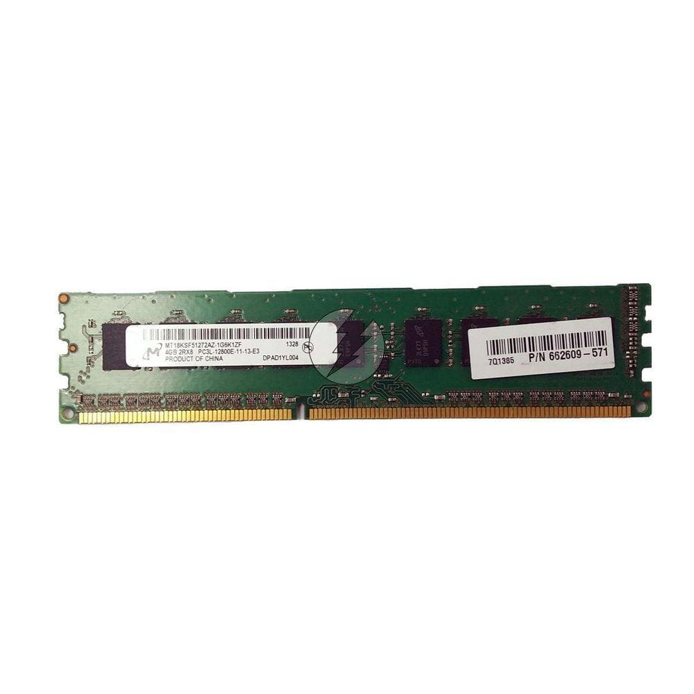 Memória Ddr3L Micron Mt18Ksf51272Az-1G6K1 4Gb 1600 Ecc Udimm