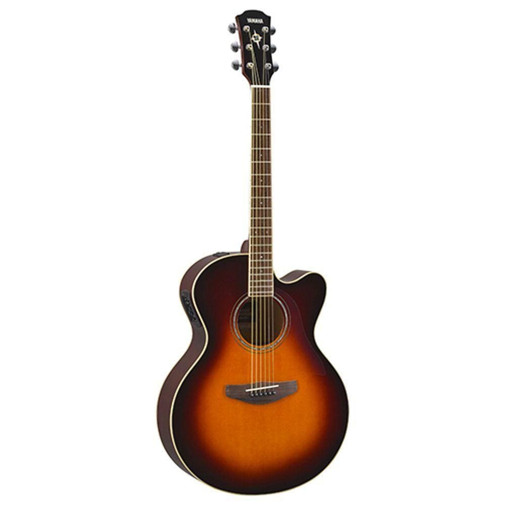 Violão Eletroacústico Jumbo Aço Yamaha CPX600 OVS Old Violin Sunburst