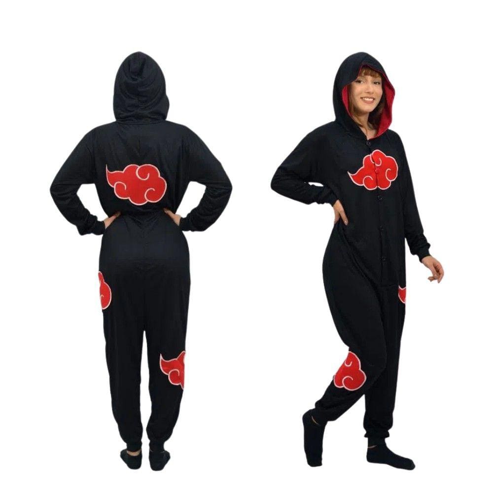 Capa Manto Akatsuki Cosplay Anime Infantil Itachi Nuvem Vermelha