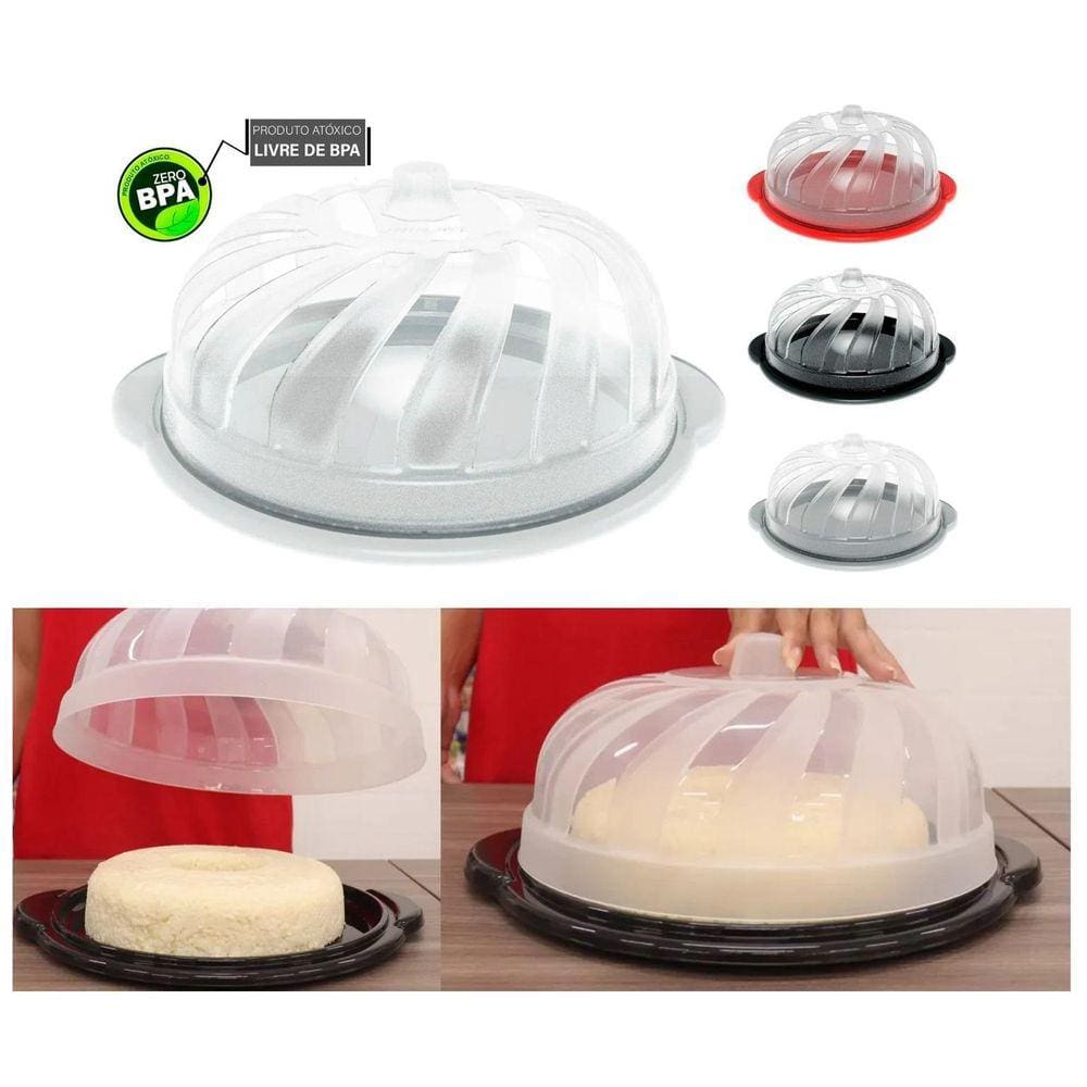 Boleira Proteção Com Tampa Gourmet Bolos E Sobremesas