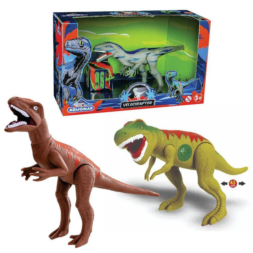 Brinquedo Dinossauro T-Rex 42cm Dino World - Cotiplás 2088