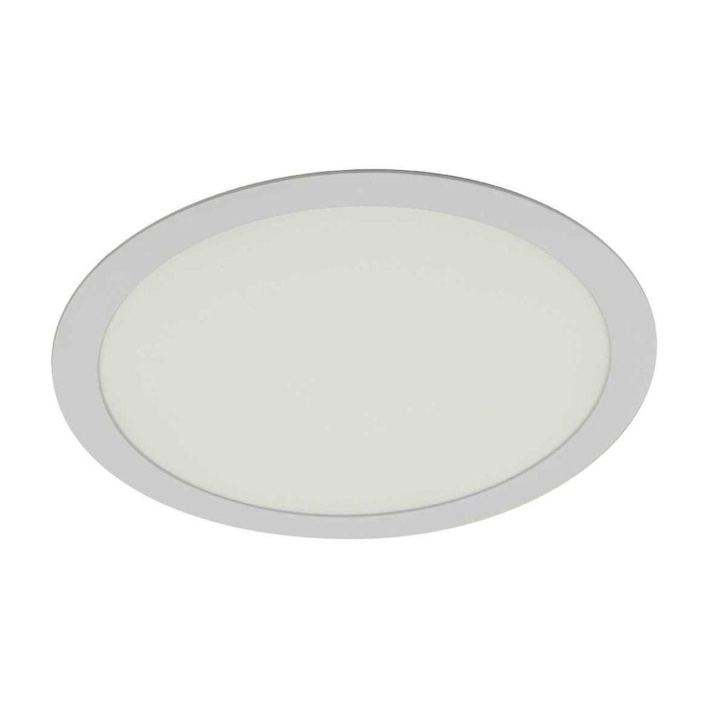 Painel Plafon Redondo 30cm LED Branco Frio 24W Embutir ST2468