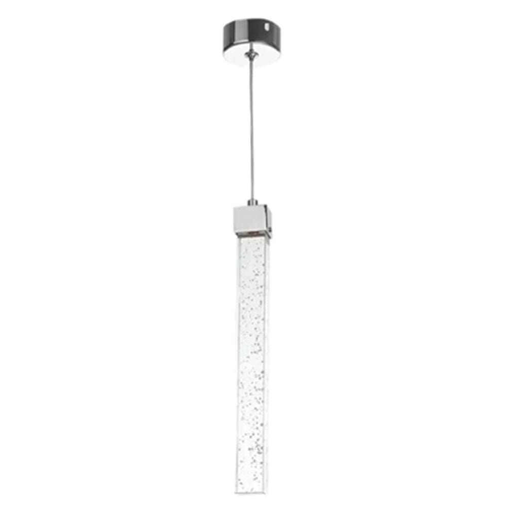 Pendente Em Metal Bolinha De Água 7W Dimerizável Prateado