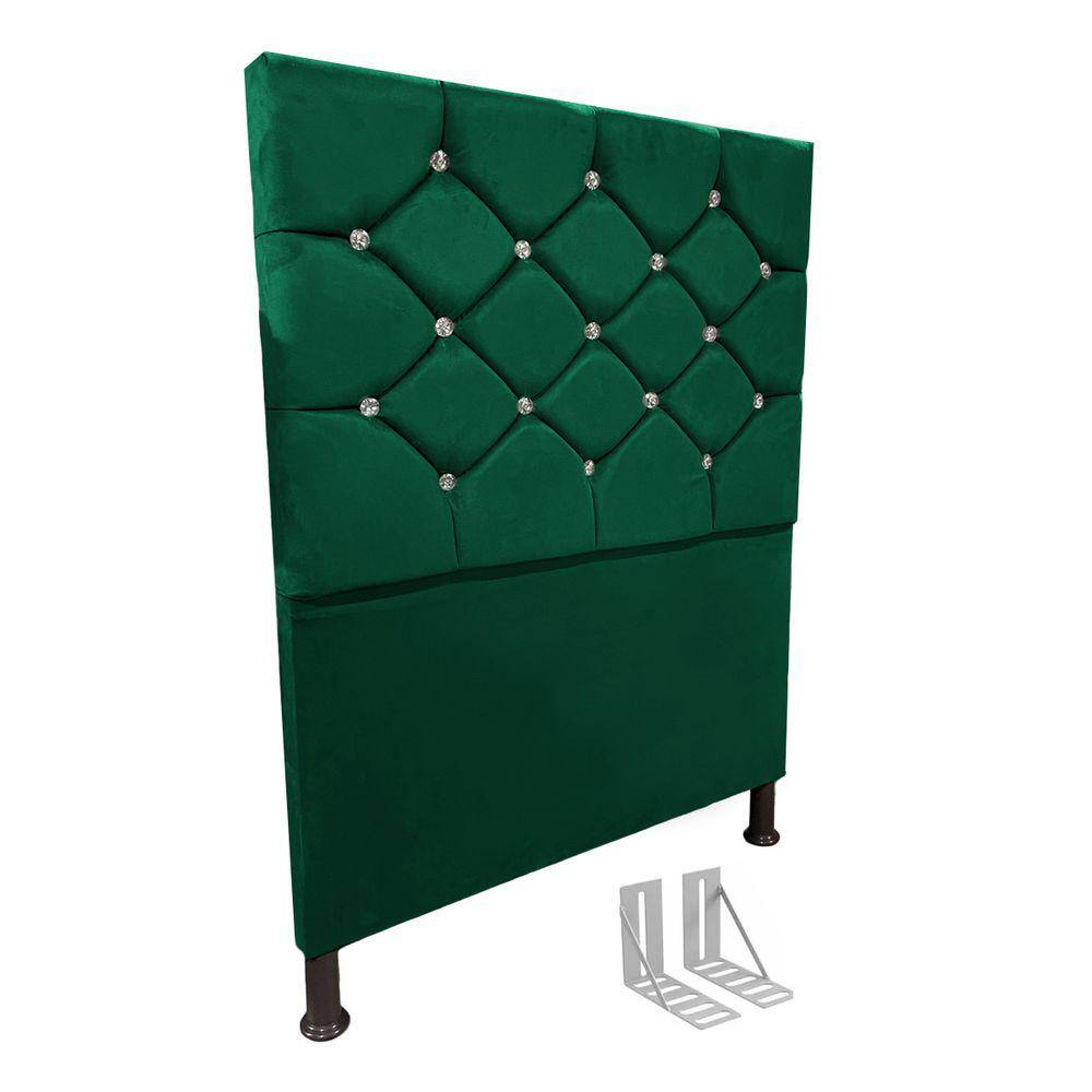 Cabeceira de Cama Box 80cm + Frame Solteiro Estofada Kasi Co